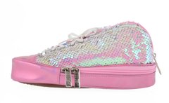 Пенал мягкий YES TP-24 &lsquo;&lsquo;Sneakers with sequins&lsquo;&lsquo; pink