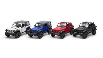 Металева колекційна машинка Jeep Wrangler KINSMART KT5412W у масштабі 1:34.