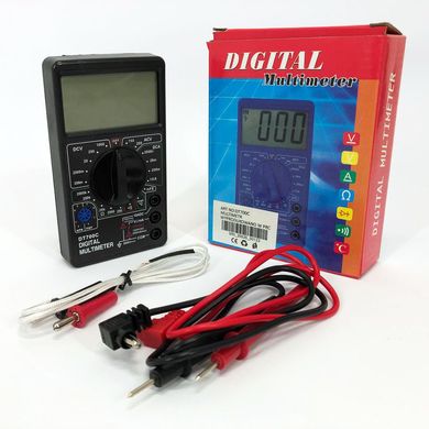Мультиметр тестер цифровой DT 700C со звуком и термометром, мультиметр для автомобиля, для дома