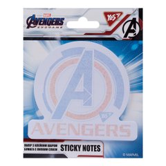 Бумага с липким слоем YES фигурная Avengers, 40 лист