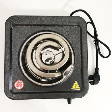 Электроплита Domotec MS-5531, электроплита настольная одноконфорочная, электроплита для дачи. Цвет: серый