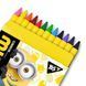 Восковые карандаши YES 12 шт Minions