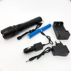 Ручной мощный аккумуляторный фонарь Bailong BL-P08-P50, мощный ручной фонарик, ручной фонарик led