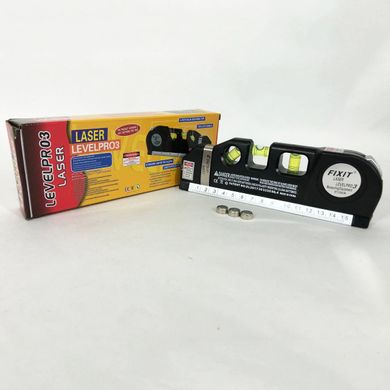 Лазерный уровень Laser Level Pro 3 со встроенной рулеткой