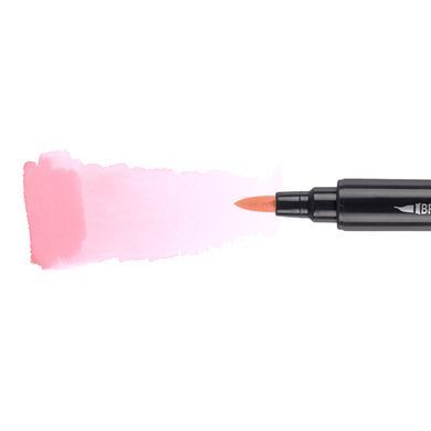 Маркер акварельный SANTI Brush Marker SWB-06 светло-розовый двусторонний