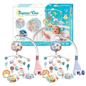 Карусель музична Зоряні сни WToys з проектором та колисковими &mdash; LavkaToys