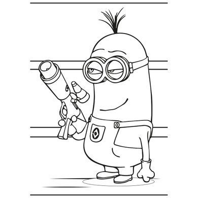 Раскраска А4 YES Minions 12 стр.