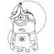 Раскраска А4 YES Minions 12 стр.