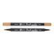 Маркер акварельный SANTI Brush Marker SWB-28 песочный двусторонний
