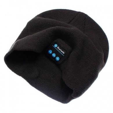 Портативная колонка ШАПКА с bluetooth наушниками SPS Hat BT True. Цвет: черный