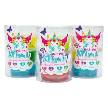 Слайм (укр) "Mi-Mi Slimi - mix" - 0,177 кг. в асортим., в блістері 10,2*7см Стратег /24/