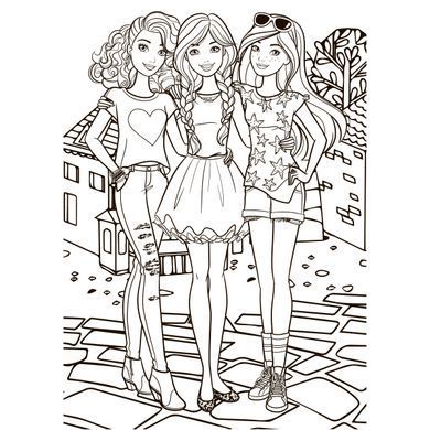 Раскраска А4 1Вересня Barbie 12 стр.
