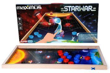 Настільна гра "STARWAR" СУПЕРГРА (поле,12шайб,2рез.2фікс), Максимус /9/