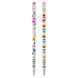Карандаш чернографитный YES Happy colours из бумаги круглый c ластиком