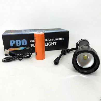 Ліхтарик ручний тактичний Bailong BL-K70-P90, світлодіодний ліхтарик для туриста, надпотужний ліхтарик