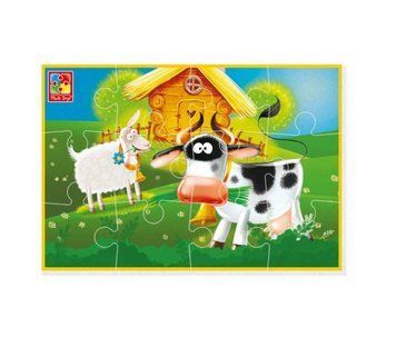 Гра розвиваюча Vladi Toys м'які пазли А5 Малюк зможе "Ферма" (укр)