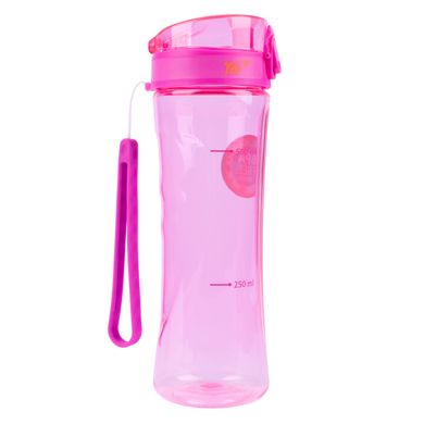 Бутылка для воды YES розовая, 680мл