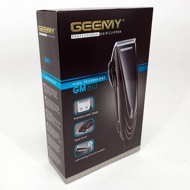 Проводная профессиональная машинка для стрижки волос GEMEI GM-813, машинка для стрижки волос домашняя