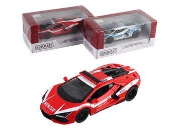 Модель легкова LAMBORGHINI REVUELTO 5'' KT5459FWPR Police/Firefighter Edition метал.інерц.відкр.дв.4