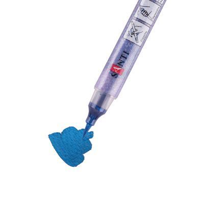 Маркер акварельний SANTI Glitter Brush, пензель, 08, ліловий