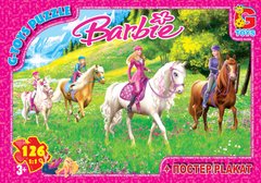 Пазли ТМ "G-Toys" із серії "Barbie", 126 елементів