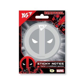 Бумага с липким слоем YES фигурная Marvel.Deadpool 40 лист