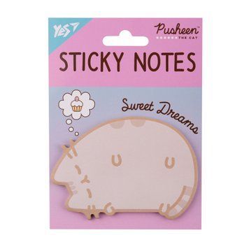 Бумага с липким слоем Yes фигурная Cute Pusheen 40 листов